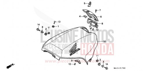 COUVERCLE ST1100AS de 1995